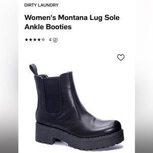 Dirty Laundry Montana Lug Sole Ankle Booties